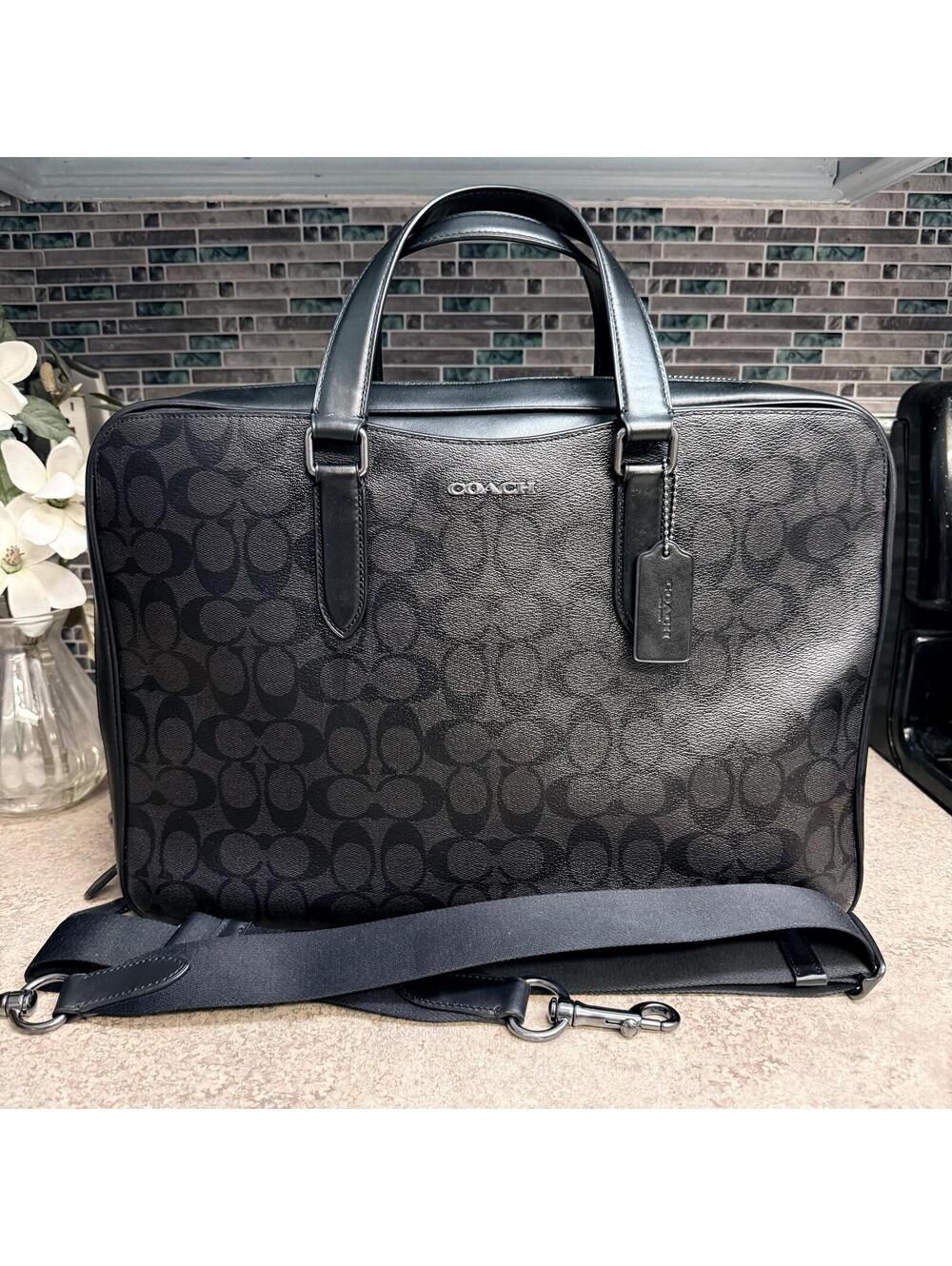 Coach Graham Slim laptop bag